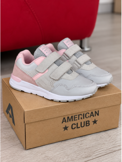 ДИТЯЧІ КРОСІВКИ AMERICAN CLUB ДЛЯ ДІВЧИНКИ 